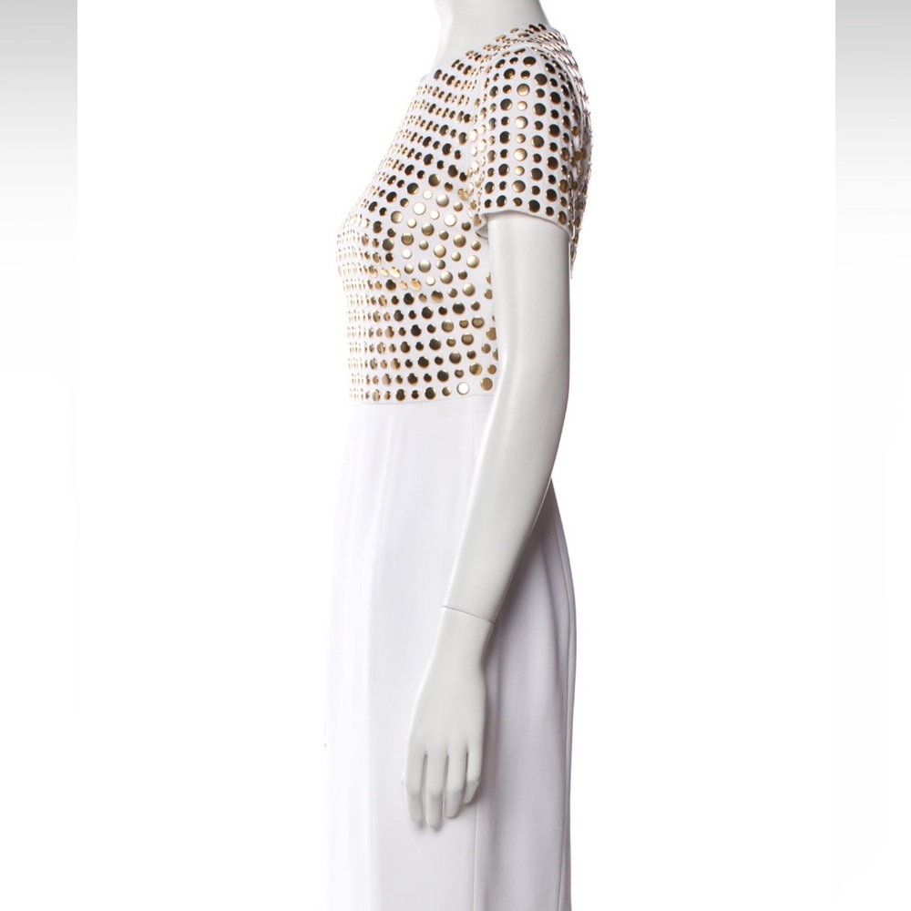 Runway Burberry Prorsum White Studded Dress - Picture 3 of 5
